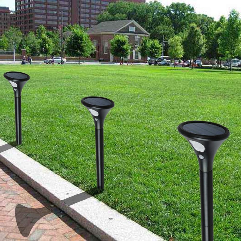 3.7V 1500mAh wireless garden path way solar lawn light outdoor waterproof insect-repelling post lamp bollard garden light