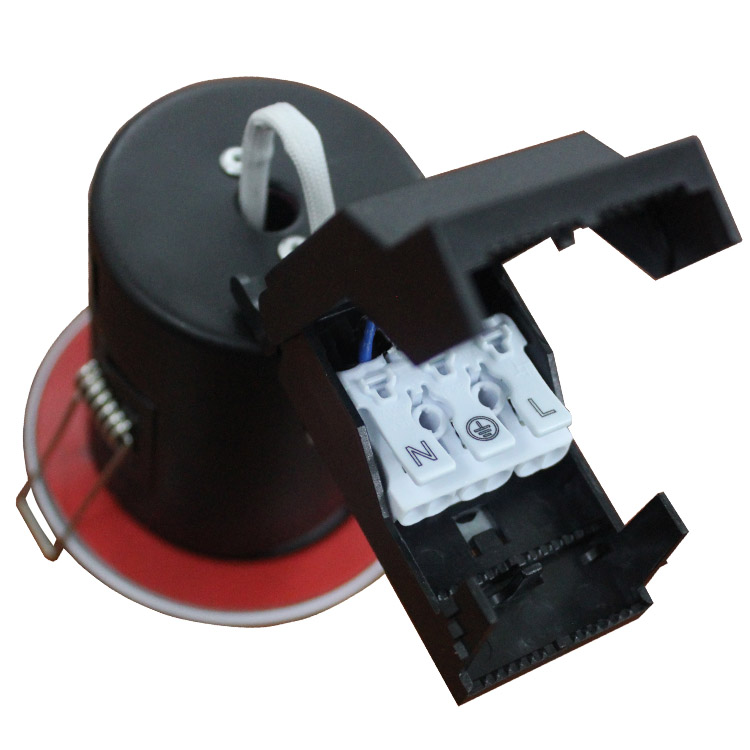 Tilted gimble die-casting halogen Fire rated downlights