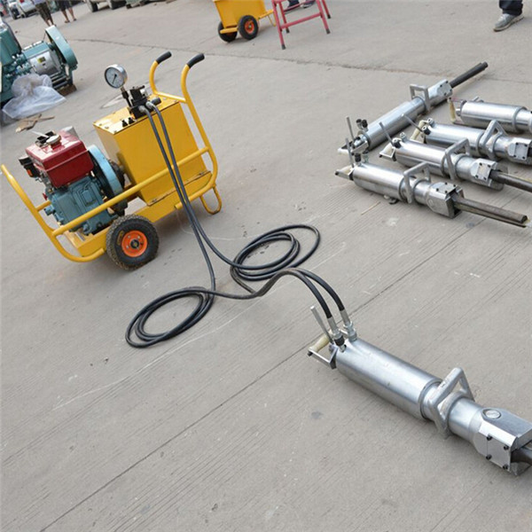 Portable Safe and quiet hydraulic rock splitting machine