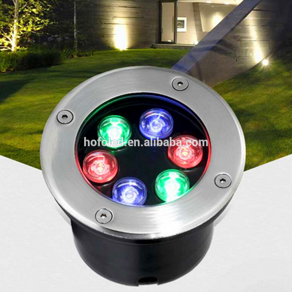 Waterproof LED Floor Lamp 6W Mini Deck Light LED Underground Lamps For Outdoor Ground