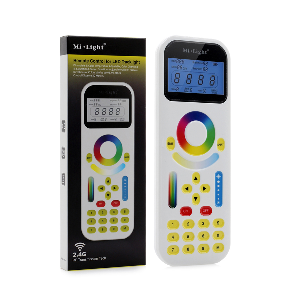 New Mi.Light FUT090 2.4GHz Remote Control with LCD Screen Max 99 Zones Control