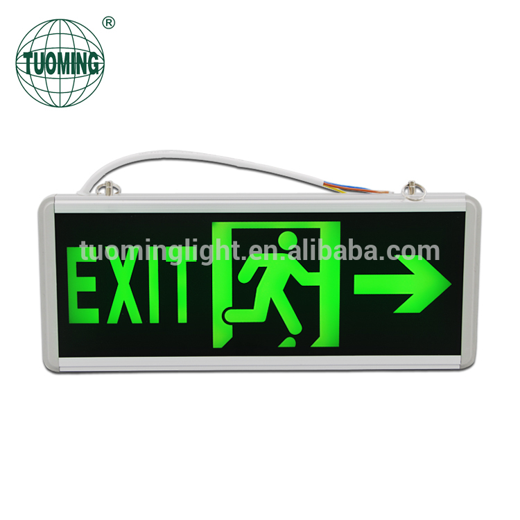 wall mounted lasting 120 minutes led fire emergency evacuation safety exit signs