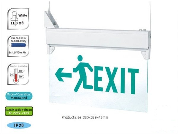 CooperLite Senaletica de Emergencia LED BLANCO 3W 220~240V.