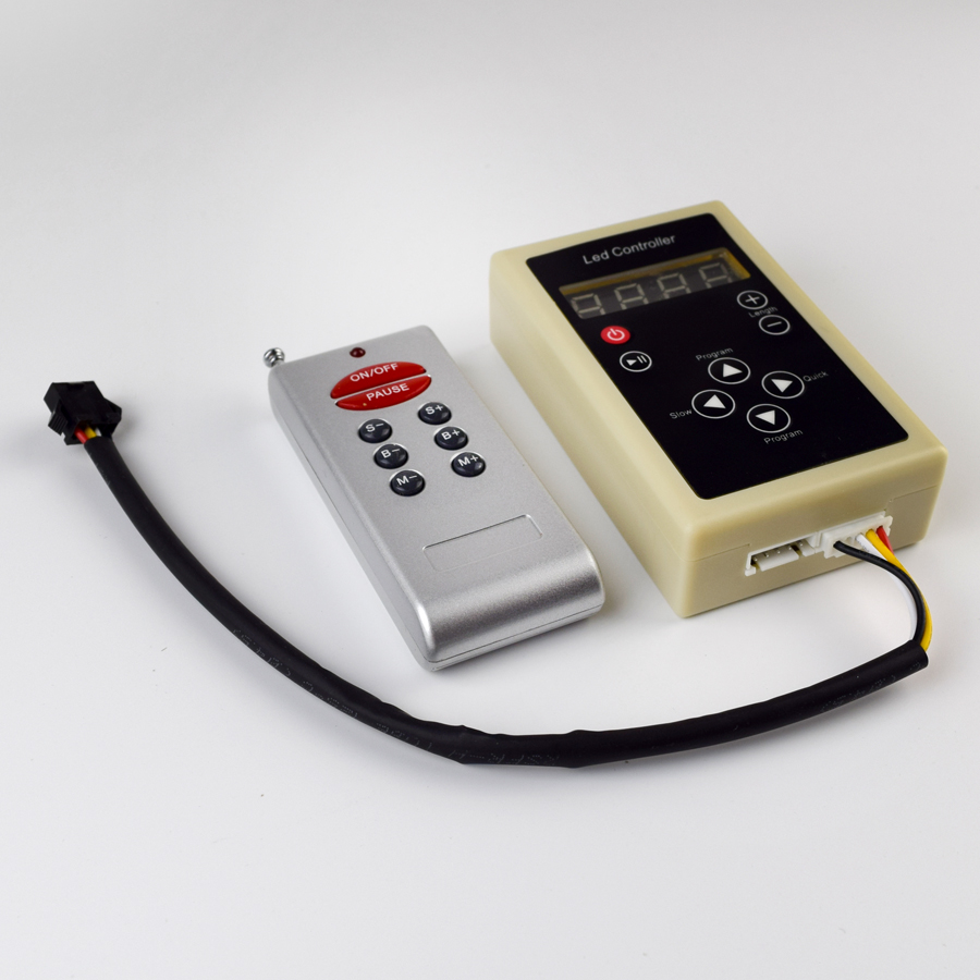 Good quality RF remote 6803 Dream-Color RGB LED Controller with led strip light