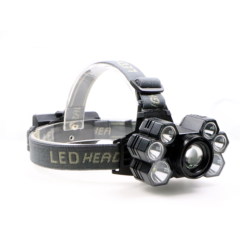 Aluminum Alloy Rechargeable Battery LED Headlamp T6 High Power Zoomable Head Lamp Torch Light USB Charging