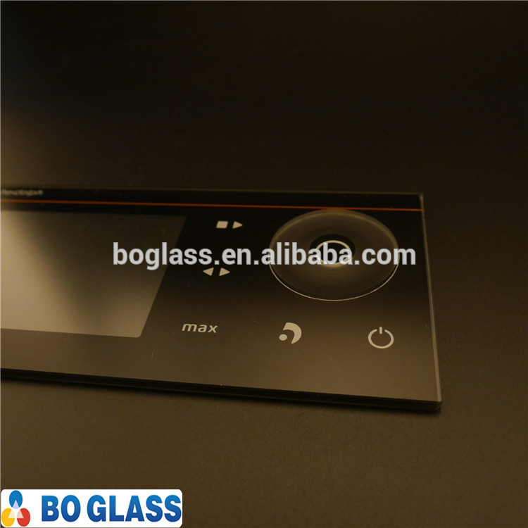 Tempered Touch Glass Light Panel Switch With Printing