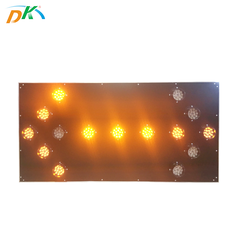 DK LED Reflective Safety Arrow Sign Directional Warning Arrow Street Sign