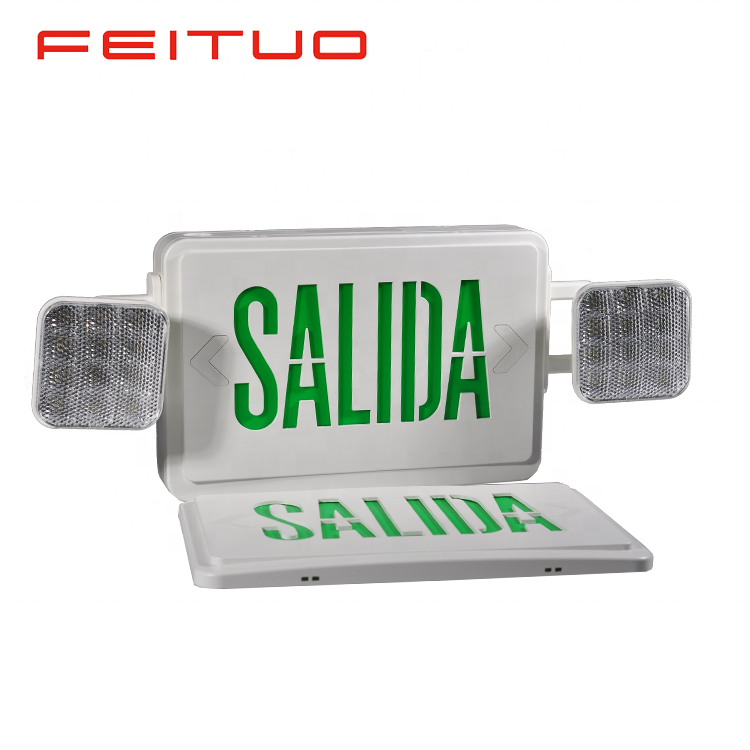 Export high quality green letters 120v combined luminaire