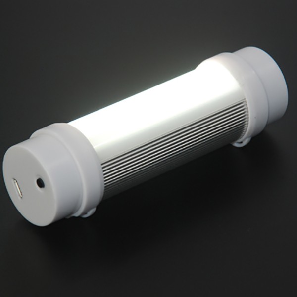 UYLED Q6M Small Aluminum White Dimmable Battery Powered Magnet End LED Emergency Flashlight