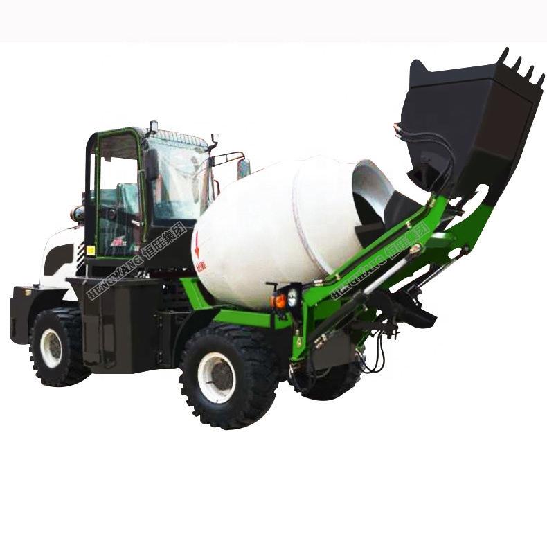Mixer machine 1.2 cubic meters self loading concrete mixer truck for sale