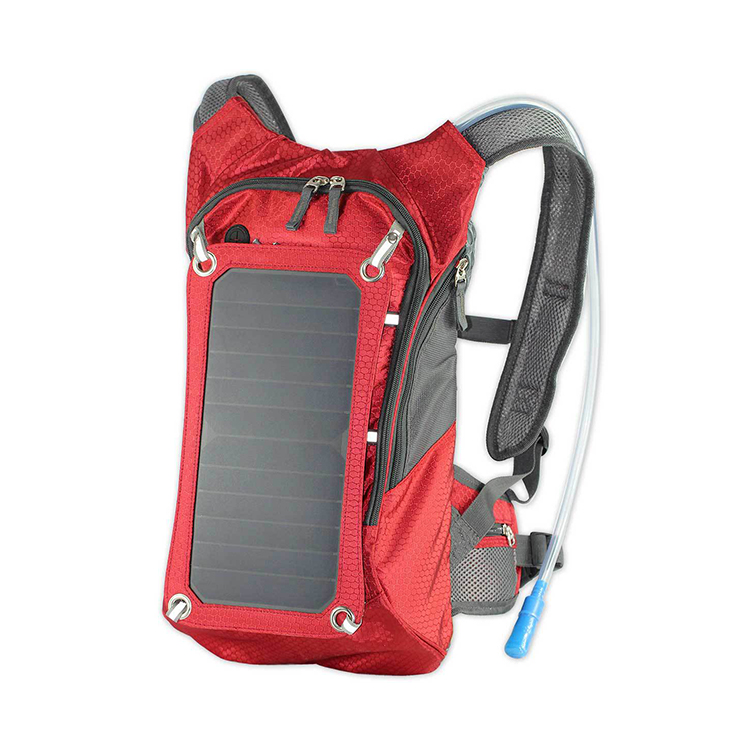 Solar Waterproof Backpack Schoolbag Unisex