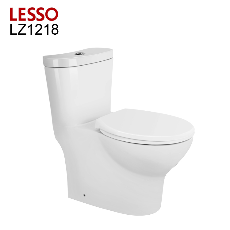 LESSO LZ1218 siphonic vortex floor mounted public camera one piece toilet