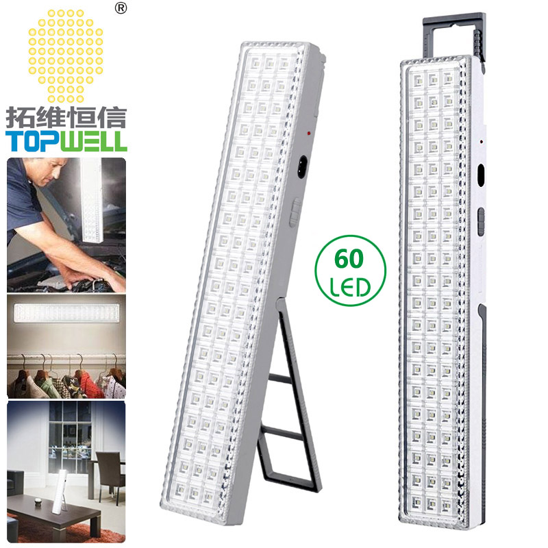 manufacturer shenzhen 60 LED Utility Light Rechargeable Emergency Light Multi-Purpose indoor outdoor camping Lighting