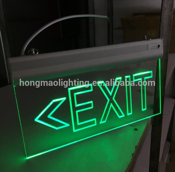 Emergency light manufacturer supply cheap price best quality acrylic led running man exit sign