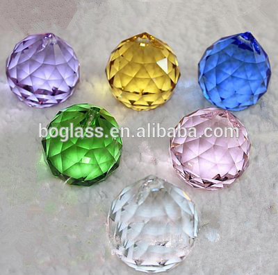 High quality Diameter 40mm crystal ball beads for decoration