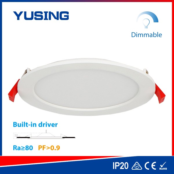 6W Downlight Ceiling Ultra Slim Lighting, Flat SMD Down Light 6W