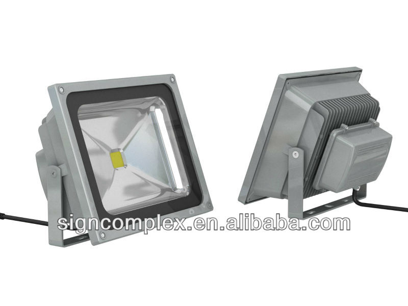 Grey painting cob 5 years warranty ip65 outdoor 50w flood led light