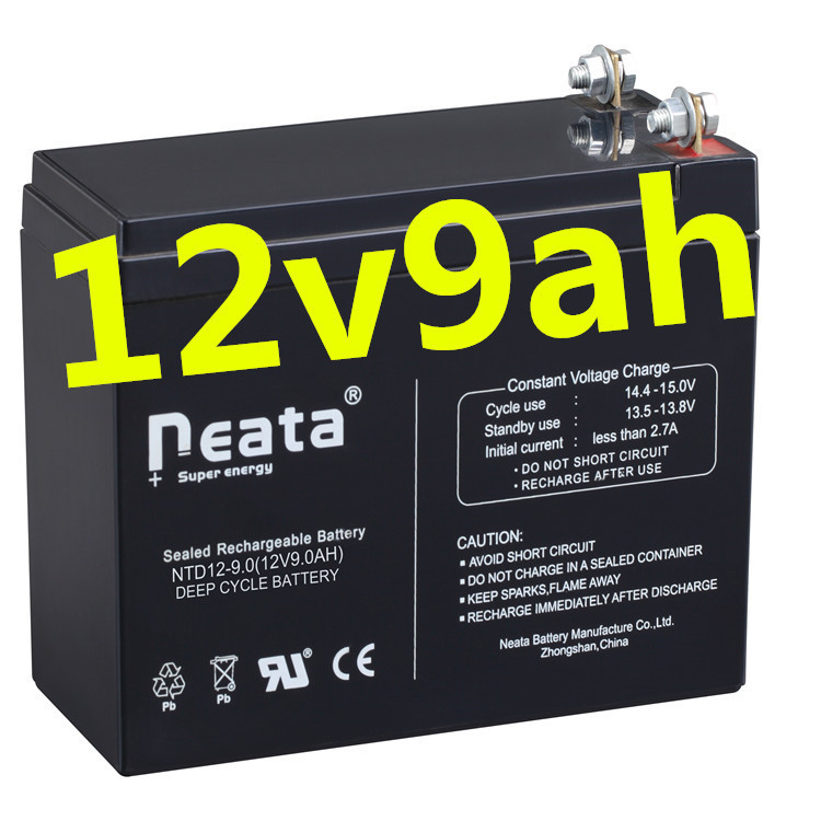 Neata long life deep cycle 12v9ah vrla battery for ups system