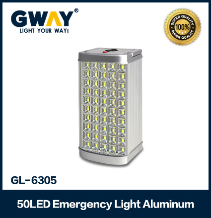 Aluminum 50  Rechargeable 50 LED Emergency Lights For Homes