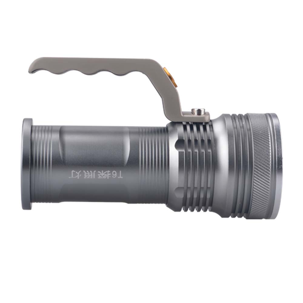 Lithium rechargeable LED flashlight light night fishing outdoor security patrol lamp searchlight