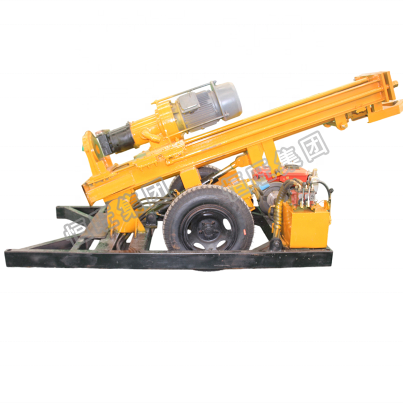 Man portable geological core rock dth drilling rig