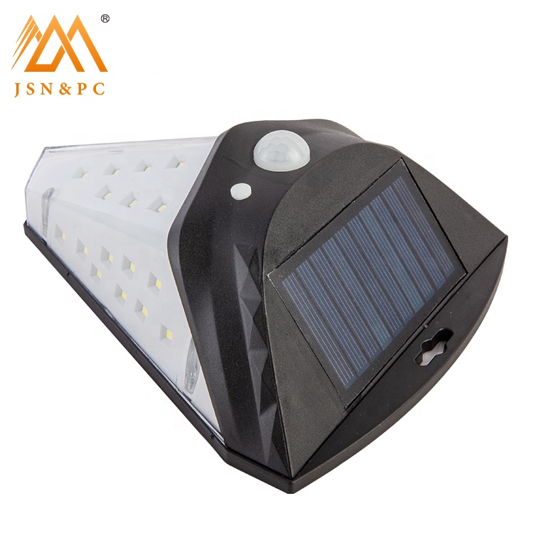 New design SMD waterproof fancy LED outdoor solar wall lights 4W