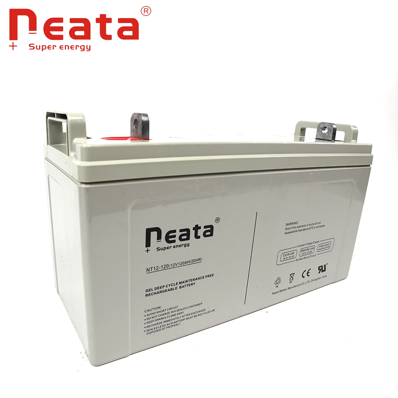 Big-sized sealed storage battery 12V120Ah lead acid battery for solar use