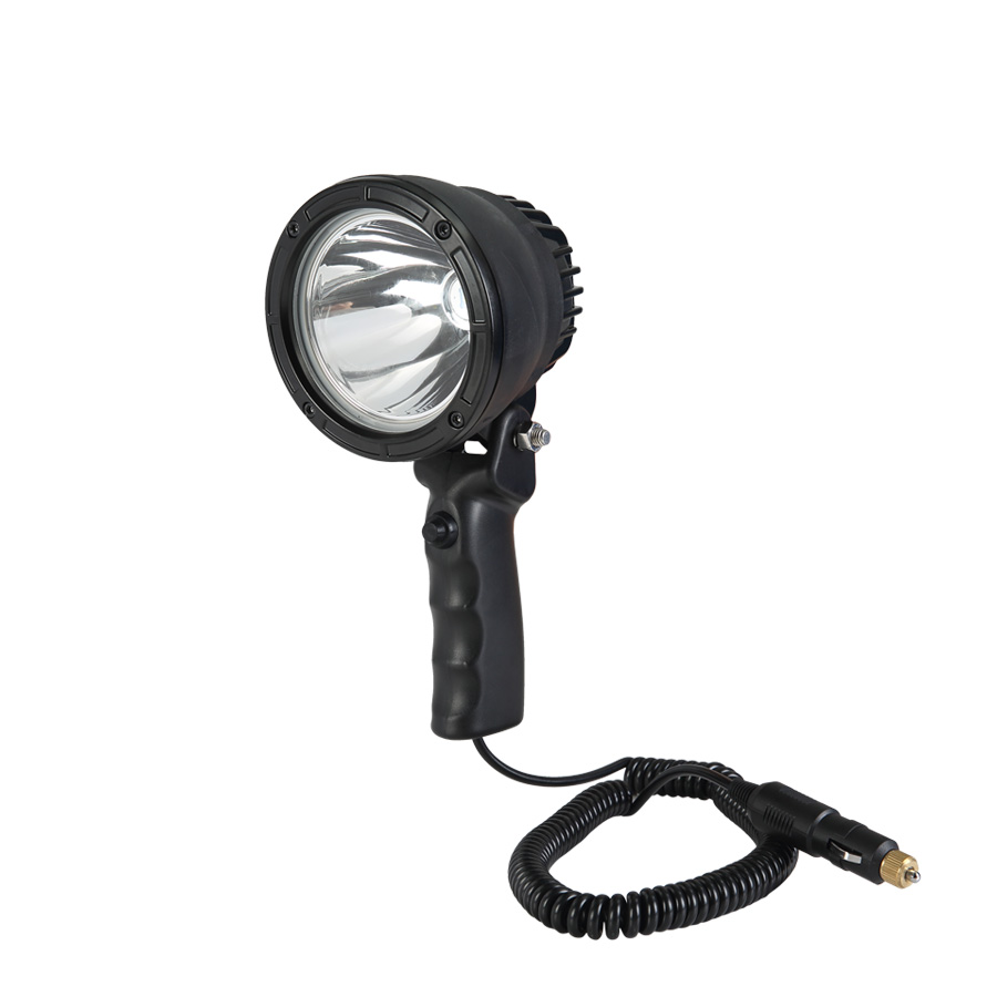 12V rechargeable portable hand held spotlight JG-NFL120-25W for hunting, camping or searching