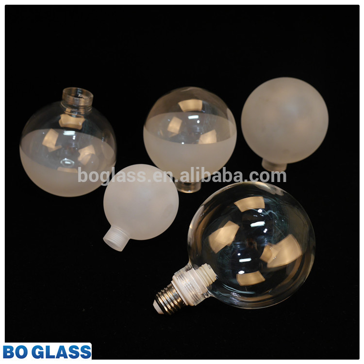 Frosted glass ball globe pendant glass lights&clear glass ball lamp for sale