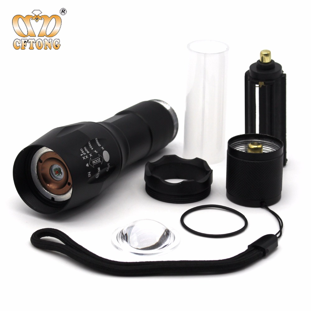 Led Flashlight High Power Led Torch 10W LED Bike Light Set