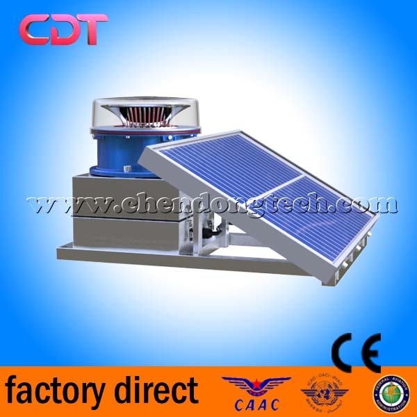 solar powered medium intensity airport runway lightings , 2000cd intensity IP65 Airport warning lights