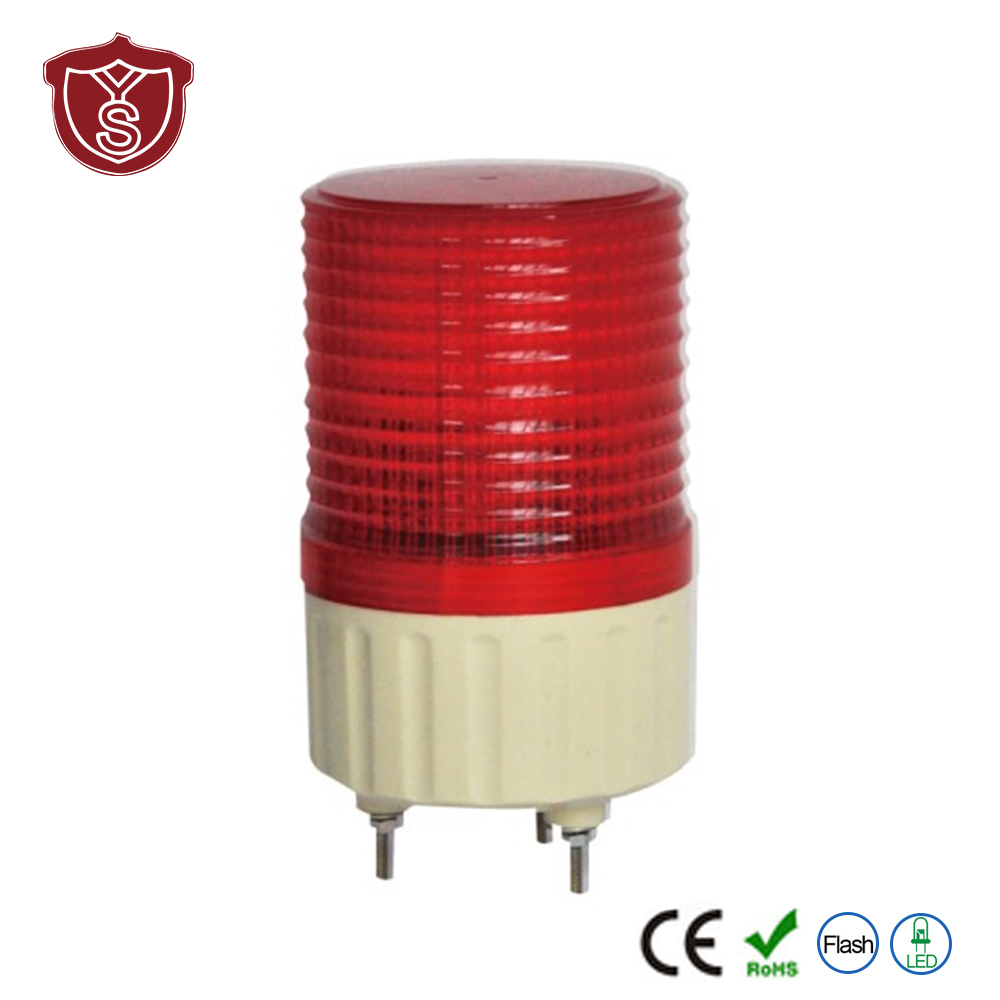 Emergency Amber LED Strobe Warning Light with Alarm sound