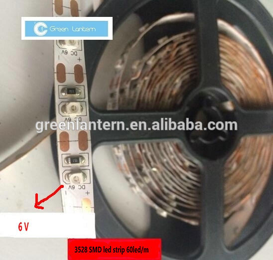 6v led tape light led flexible strip 6v led strip made in China