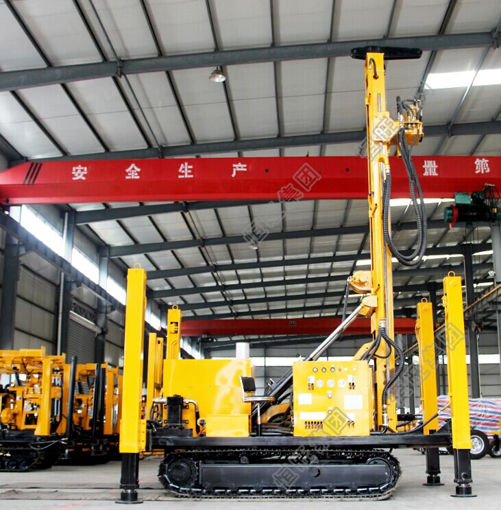New type mine borehole mobile drilling rig with nud pump and air compressor