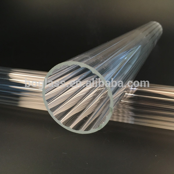 high borosilicate 3.3 C shape clear/lines customized glass quartz tube 120cm t8 led tube