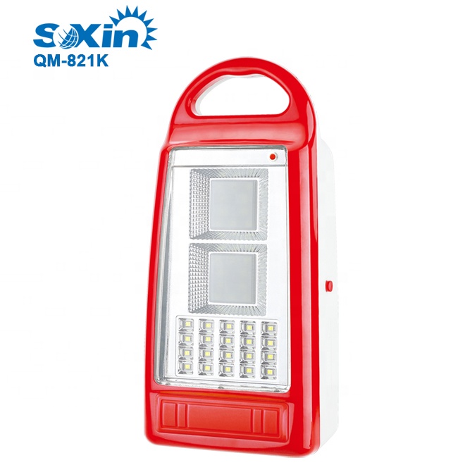 Portable rechargeable solar light led emergency light with USB(QM821D)