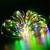 LED Dandelion String Lights LED Fireworks Copper String Lights 200 LEDs 18 Inches Outdoor Use Solar Powered Tree Hanging Lights