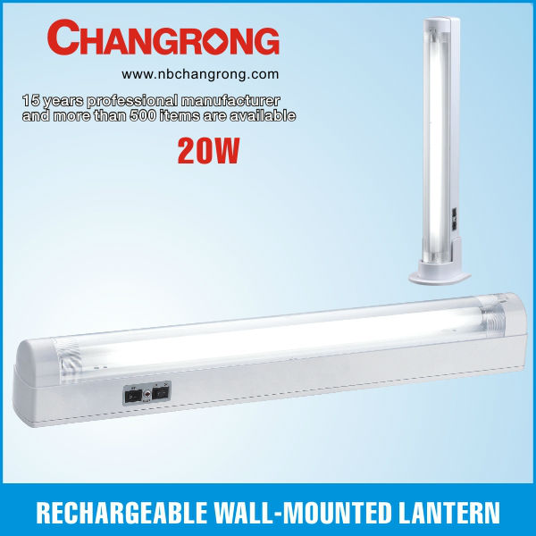 wall mounted fluorescent tube