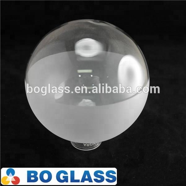 Open Hanging Glass Snow Ball For Lighting Use