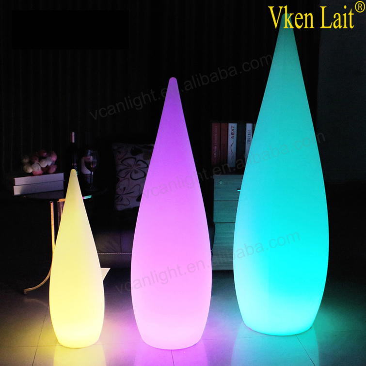 plastic waterproof multi colors floor lamp stand for display