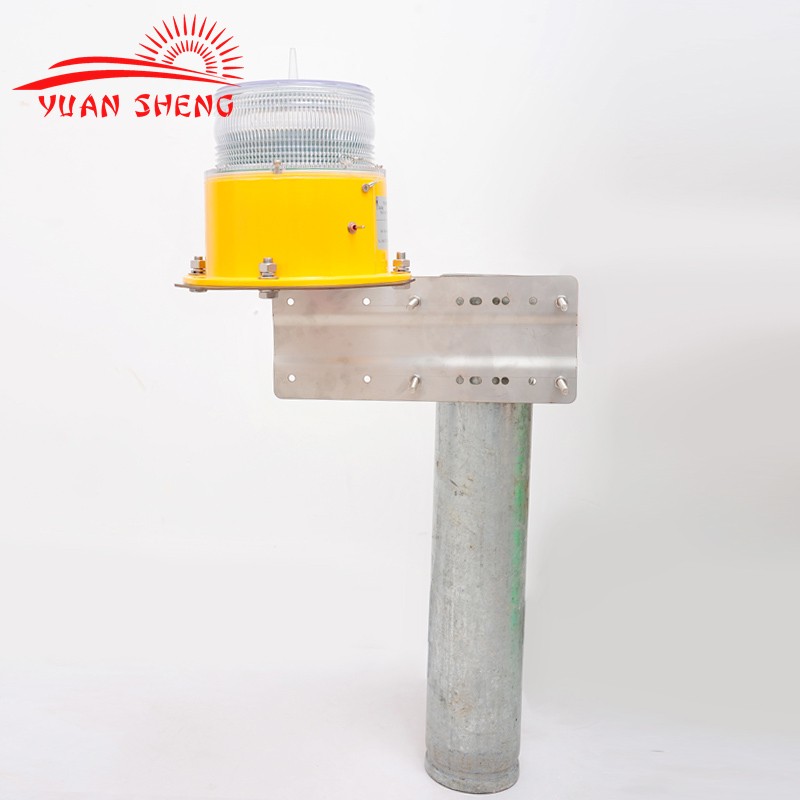 Solar aviation obstacle light ,led  marine  flashing warning light