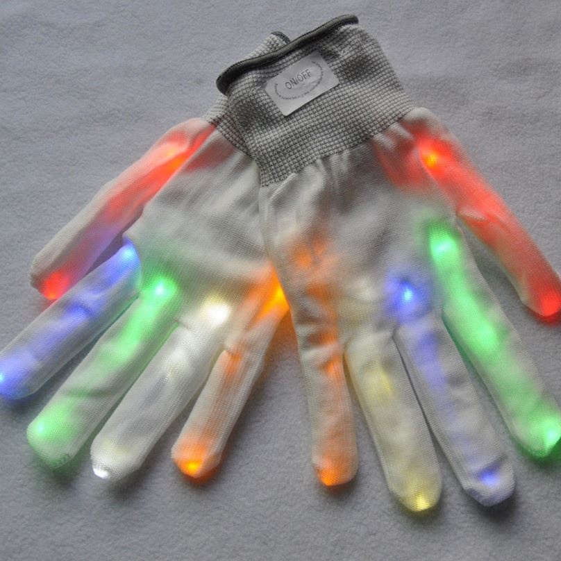 Flashing Finger Lighting Glow LED Glow Gloves PLG-3