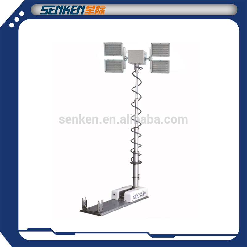 2.5 Meter High Bright LED Night Scan Tower Lght and Telescopic Mast Lighting System