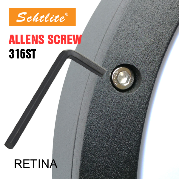 RETINA  outdoor Aluminium round wall pack light