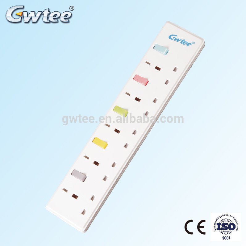 GWTEE Hot Surge protector vertical power extension socket tower-6