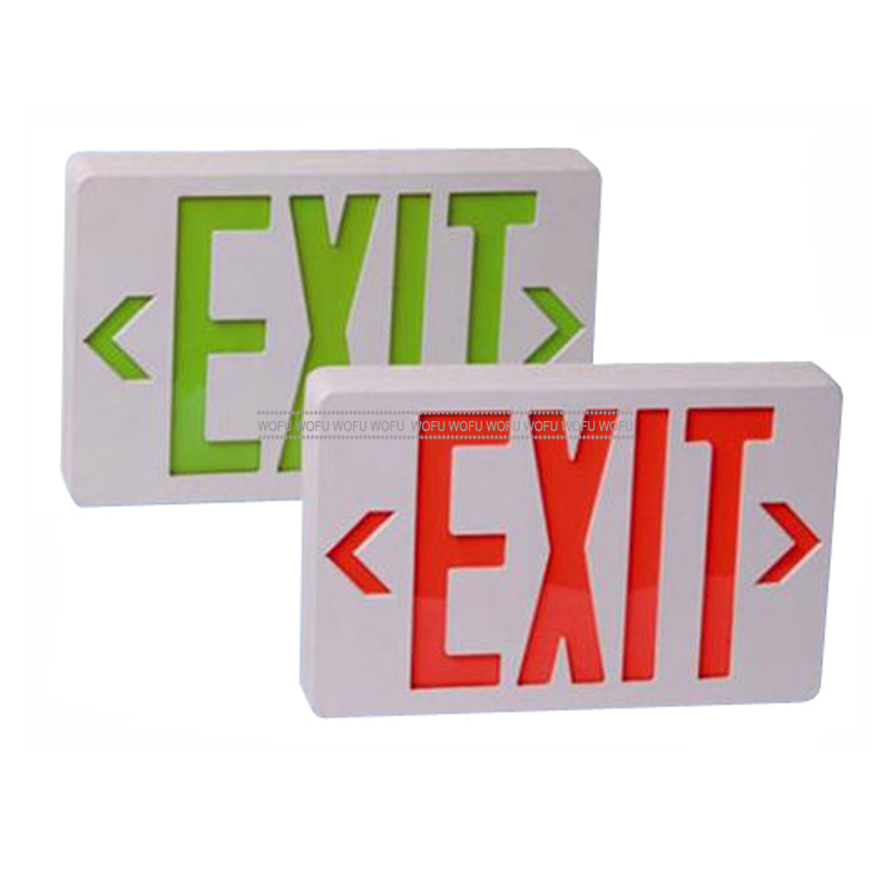 LED emergency exit light, emergency exit sign board