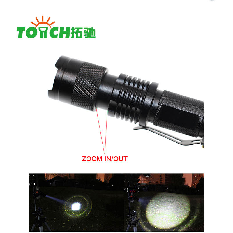 Rechargeable LED Torch Light Long beam Led Torch Flashlight High power led flashlight