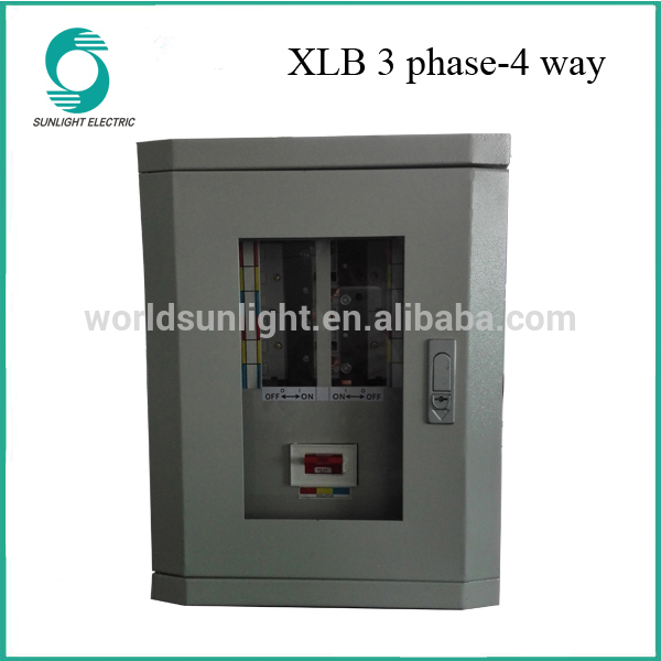 XLB 3 phase 4 way transparency cover electrical distribution box