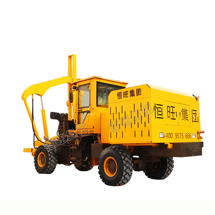 Steel pile using ride on air compressor pile driver machine  for sale