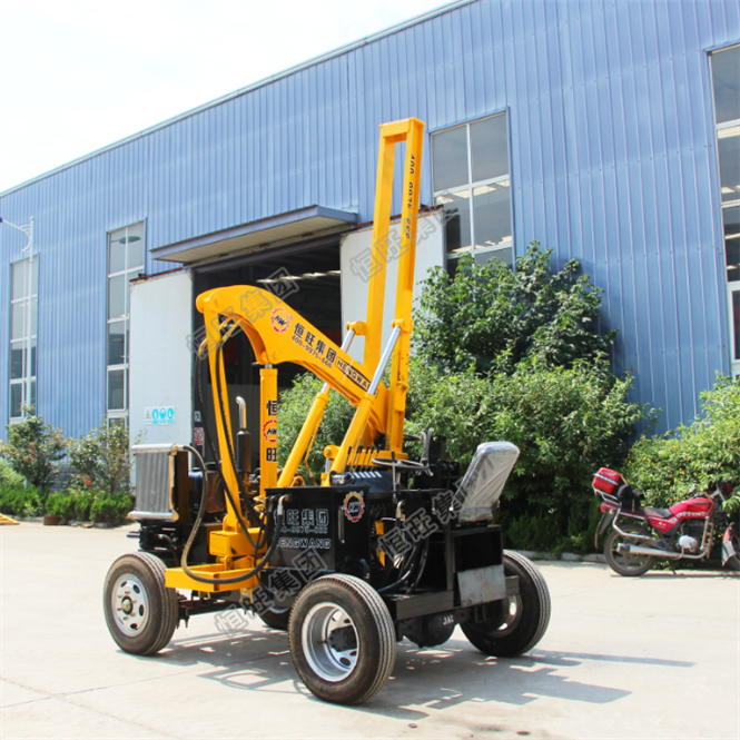 Ramming machine hammer pneumatic cylinder guardrail pile driver